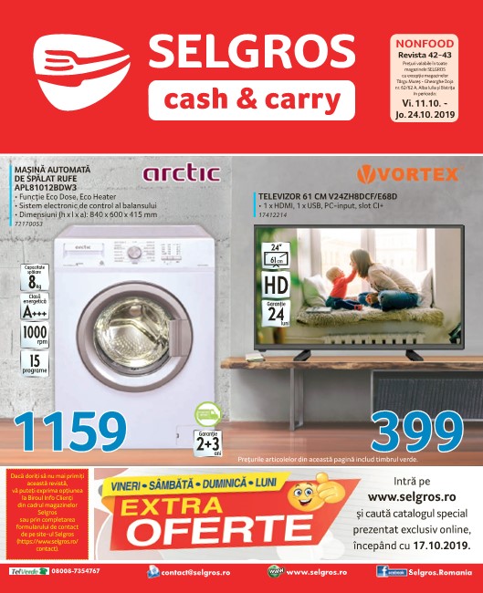 Conflict Accidental In most cases Catalog Selgros NonFood & Extra Oferte 11 - 24 Octombrie 2019